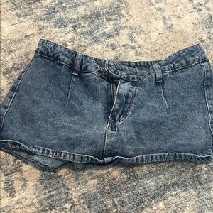 Denim Blue Jean Skort
